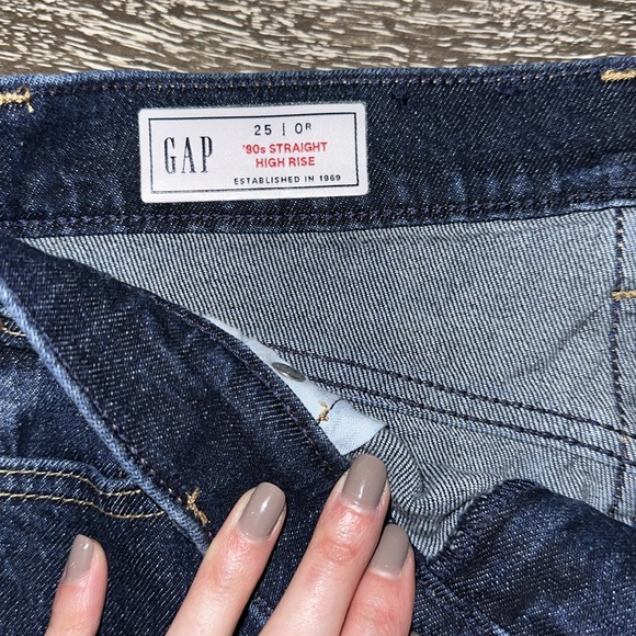 Gap ‘90s straight high rise jeans - Picture 2 of 2